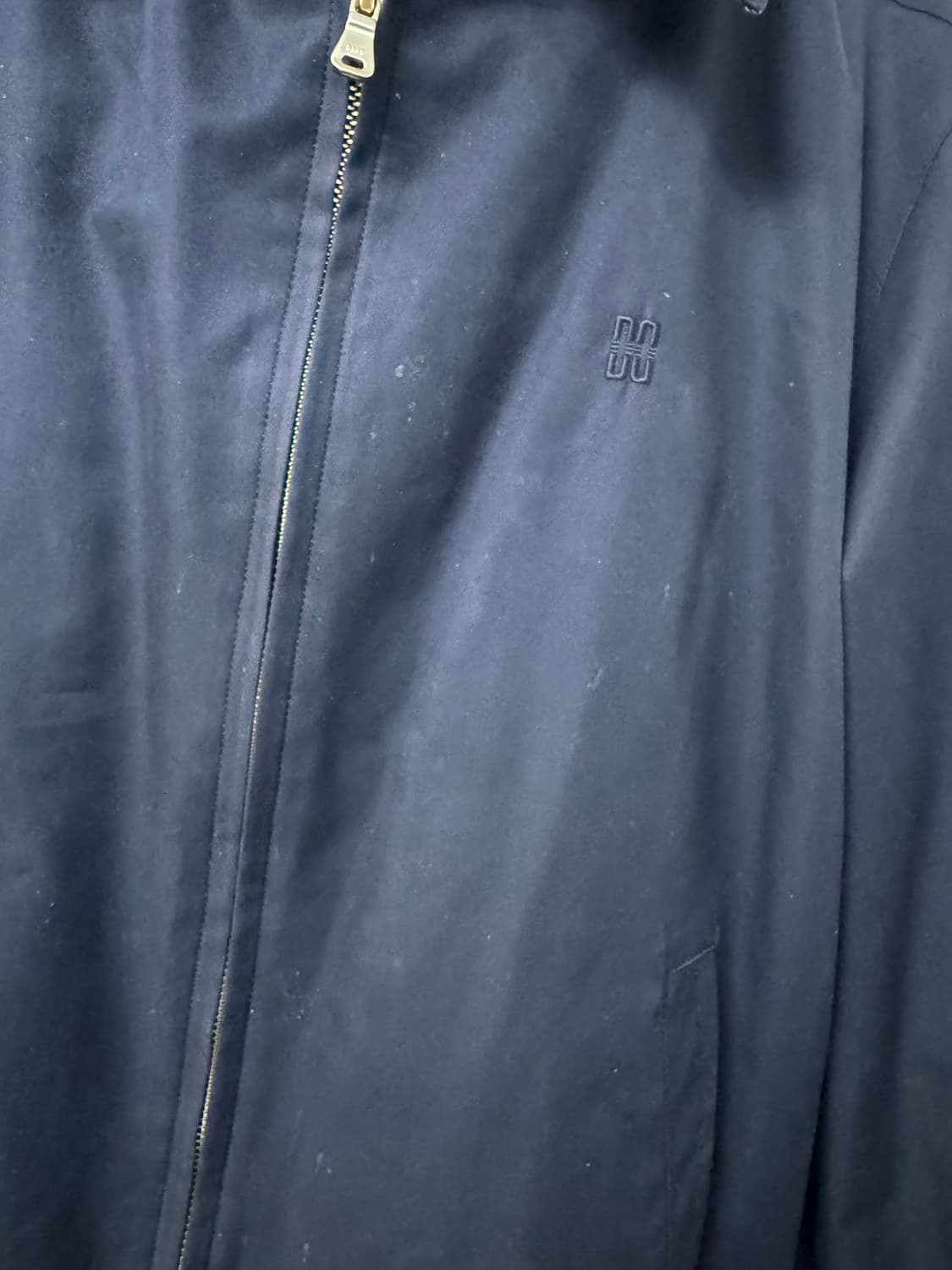 남녀공용 닥스 daks 체크 울 내피 코튼 자켓 M ~ L 블랙 상품이미지5