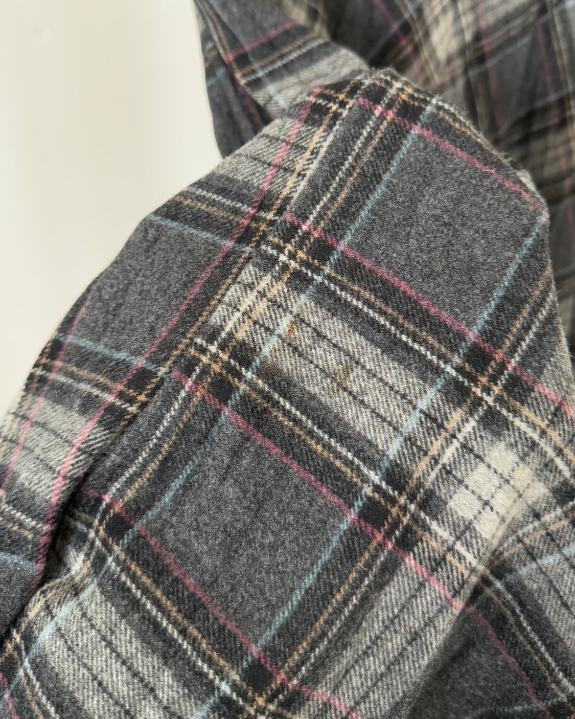 빈티지 체크 스커트 상품이미지3