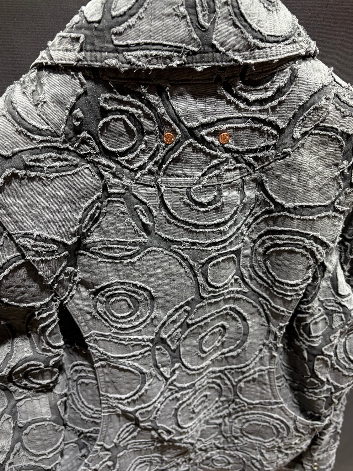 (새상품) 앤더슨벨 번아웃 다이드 집업 자켓 상품이미지5