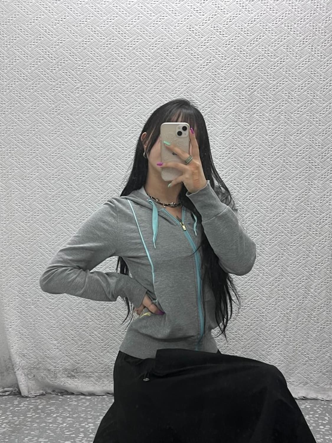 푸마 빈티지 Y2K 대장급 스웻 져지 집업 M C07293 상품이미지2