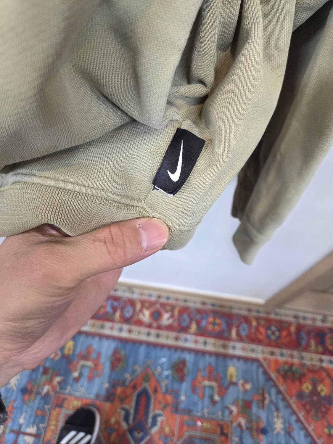 나이키 빅스우시 하프집업 사이드포켓 후드티 M 상품이미지5