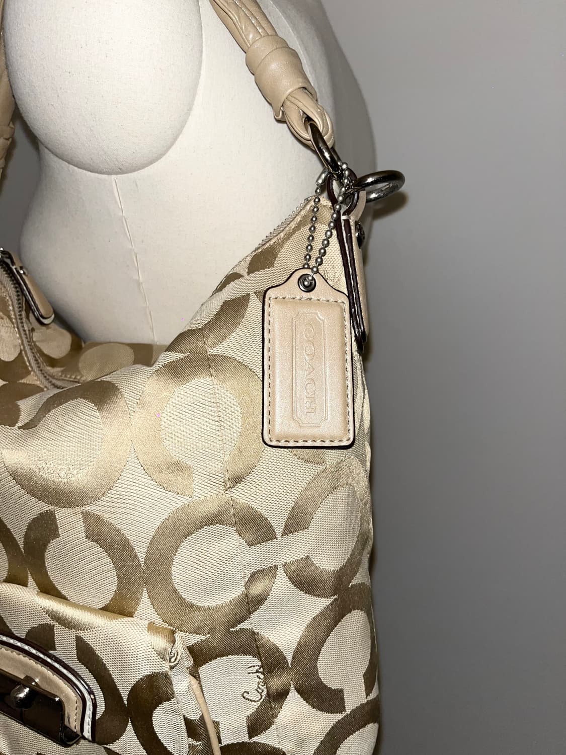 📦Old Coach beige shoulder bag 상품이미지6