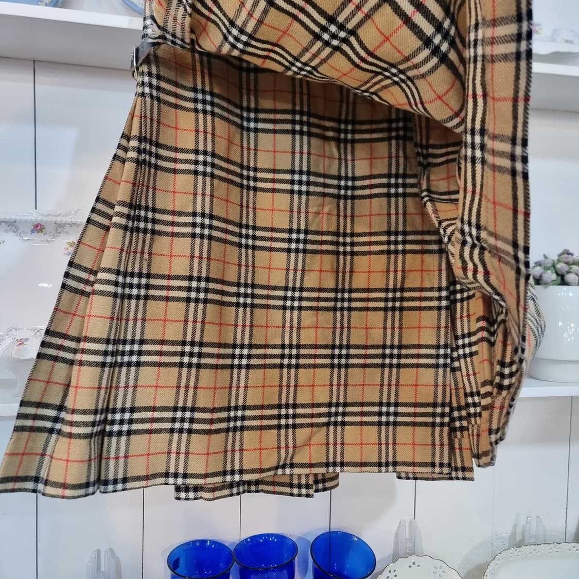 버버리스(Burberrys) 빈티지 노바체크 울 스커트 상품이미지6