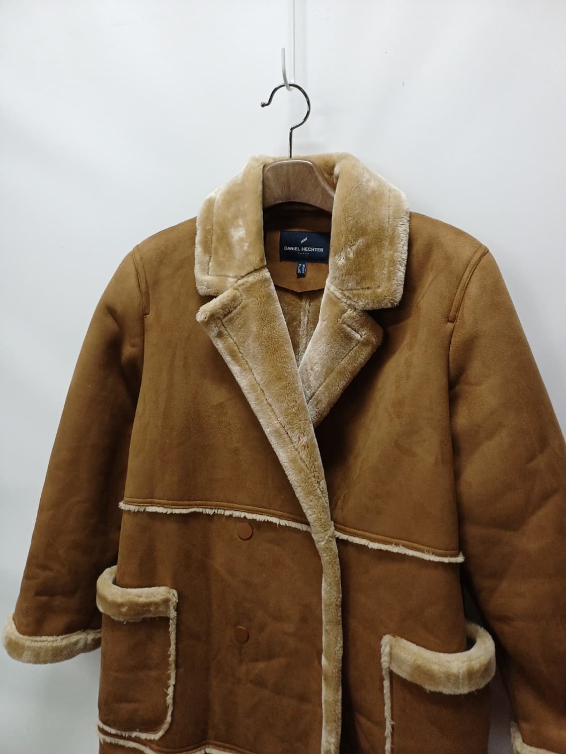 다니엘에스떼(DANIEL HECHTER) 무스탕 롱코트 (66~66반) 상품이미지6