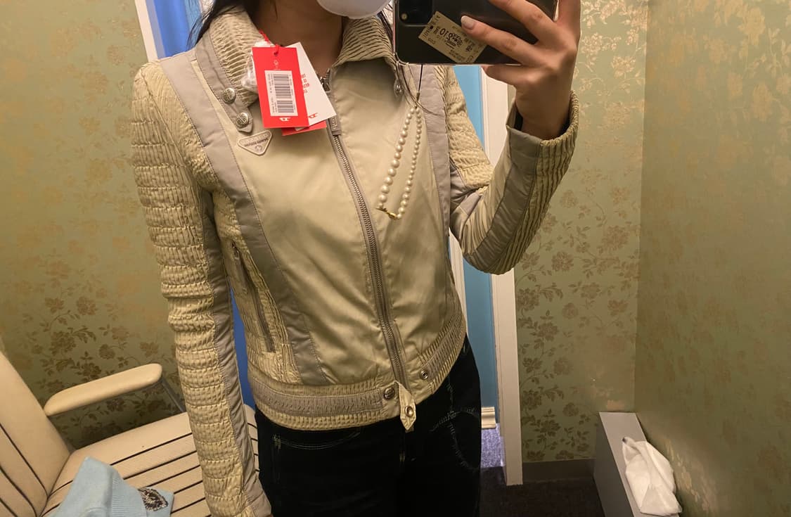 디젤 라이트 쉘 패널 자켓 상품이미지1