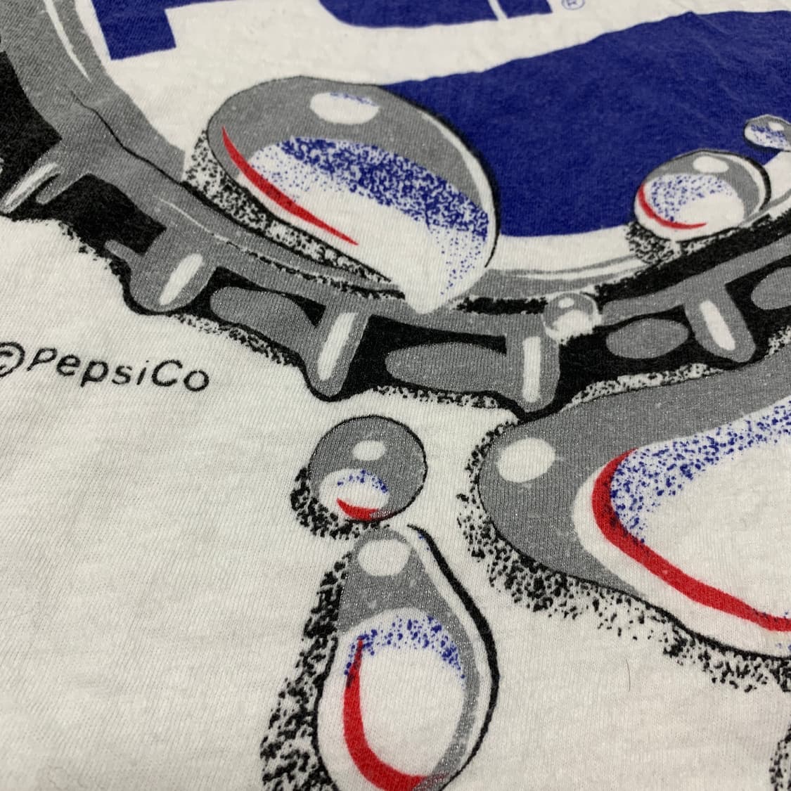 Pepsi 펩시 빈티지 싱글스티치 크롭 반팔 상품이미지3