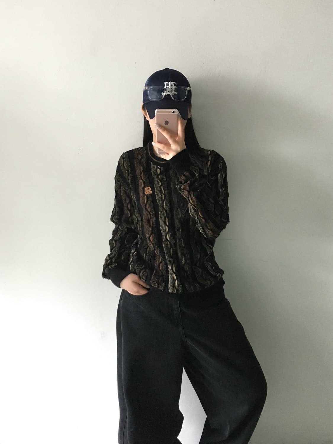 빈티지 멀티 케이블 니트 상품이미지1