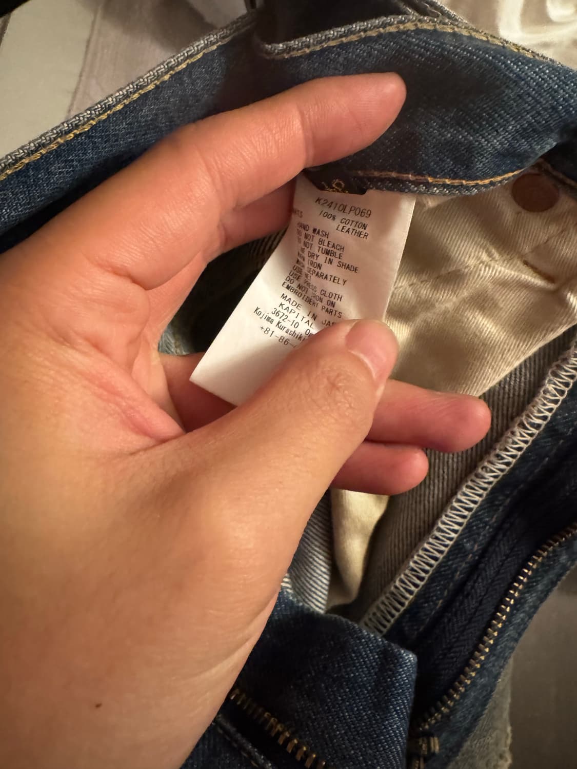 Kapital 14oz denim 5P OKABELLBO (34) 상품이미지7