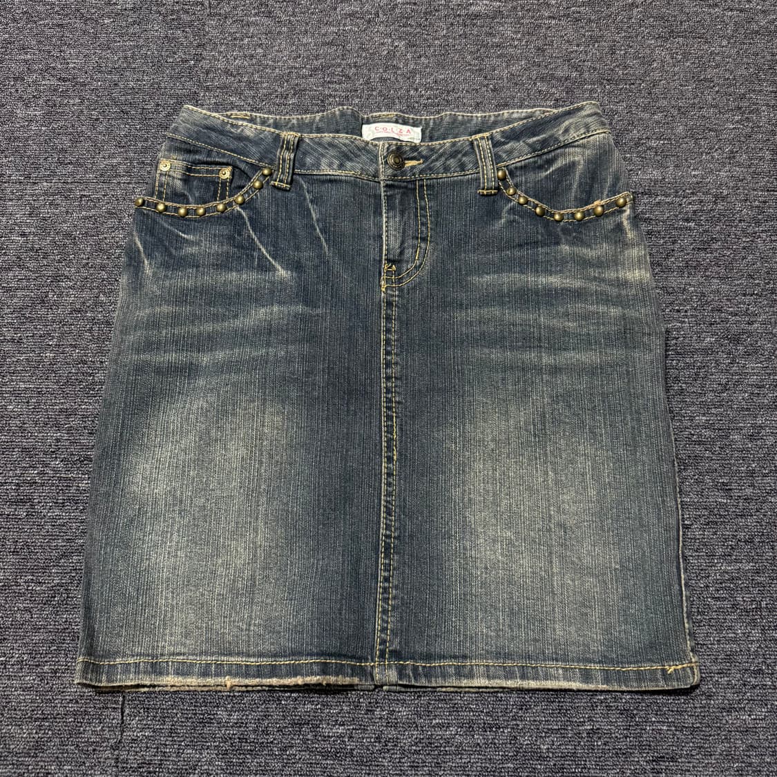 키스카르마 빈티지 웨스턴 미디 스커트 상품이미지1