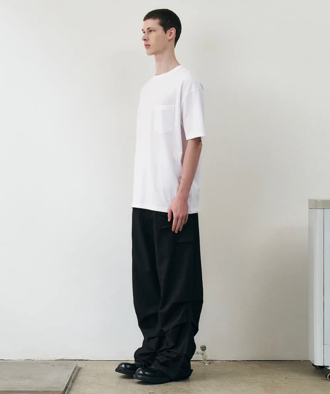 인사일런스 멀티포켓 핀턱 팬츠 BLACK 상품이미지3