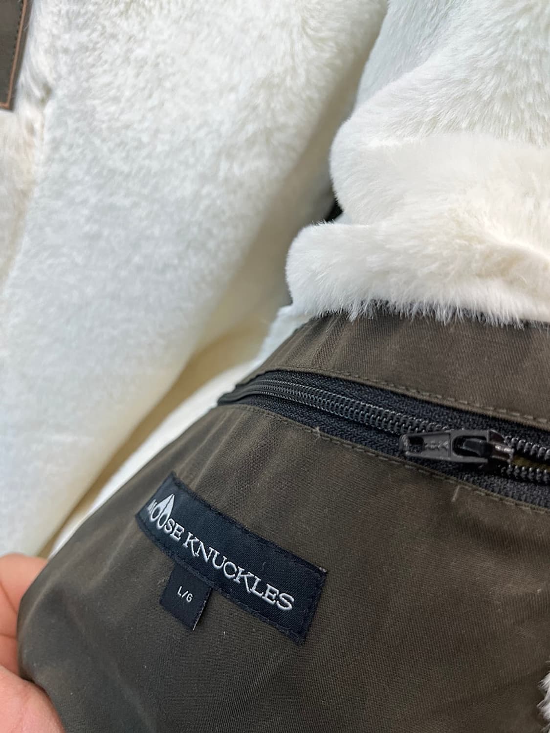 여) 무스너클 밀리터리 퍼 야상자켓  상품이미지6