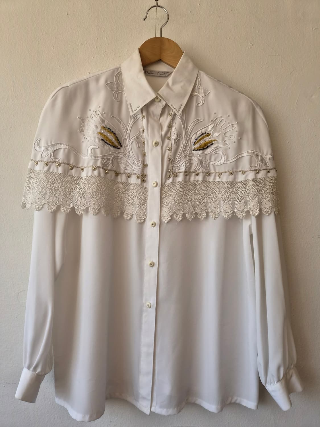 Mode More 여성 빈티지비즈케이프블라우스 FREE 상품이미지2