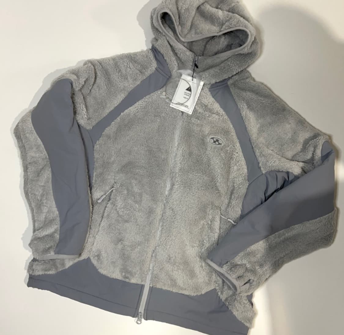 산산기어 플리스 후드자켓 라이트그레이 2 새상품 상품이미지2