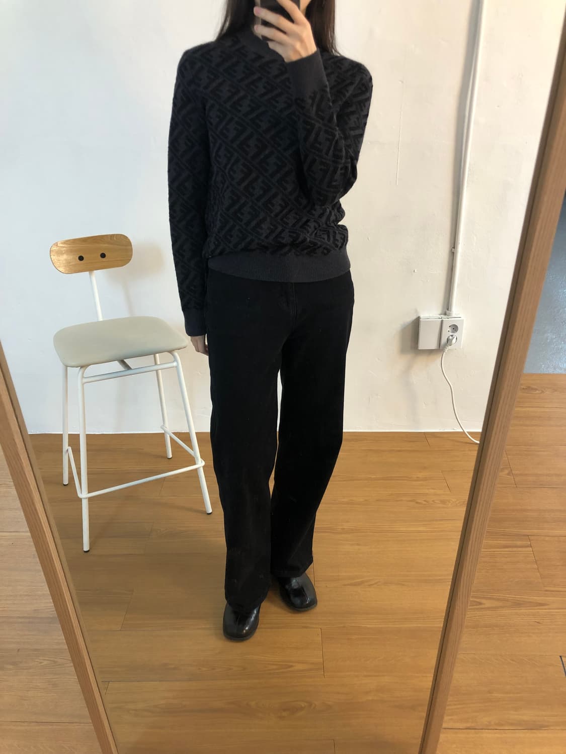 펜디 모노그램 주카 패턴 라운드넥 스웨터 상품이미지2