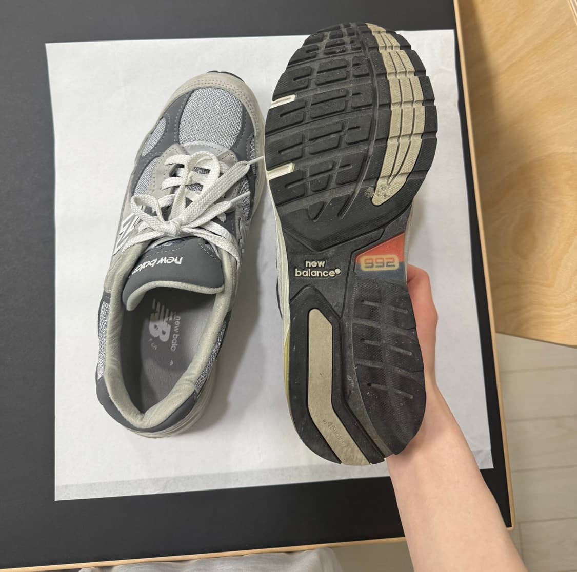 뉴발란스 992 usa 그레이 235사이즈 상품이미지5