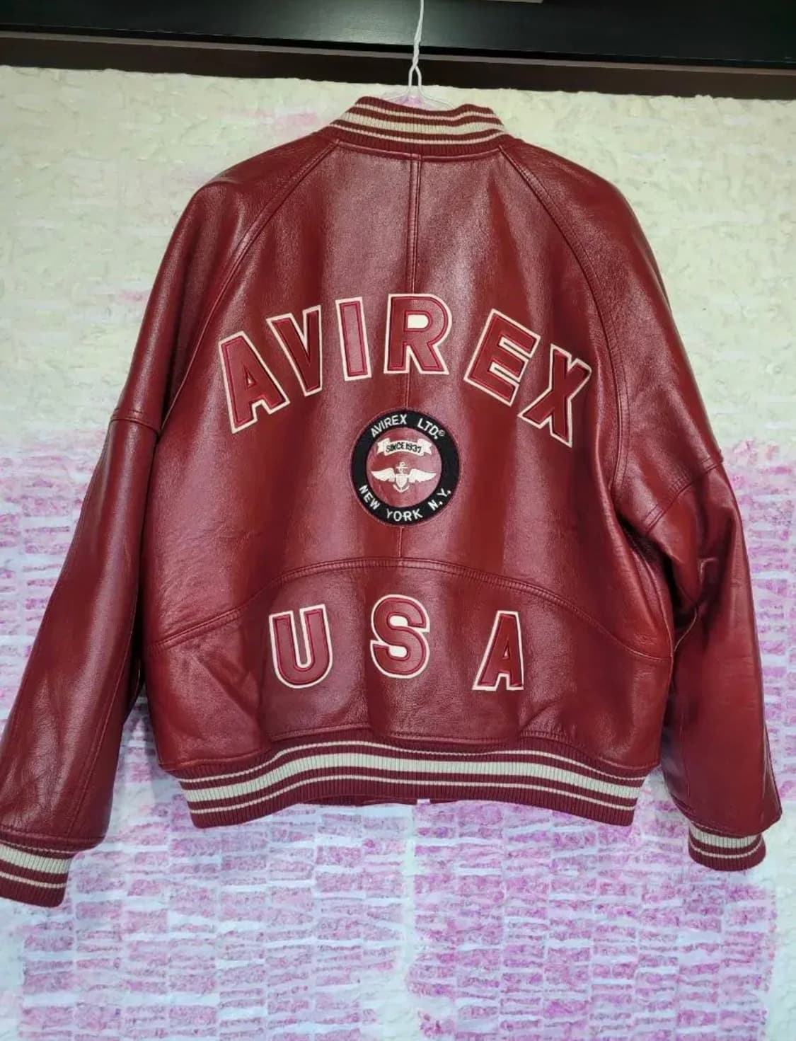 00's 아비렉스 가죽 자켓 M Avirex Leather jacket 상품이미지2