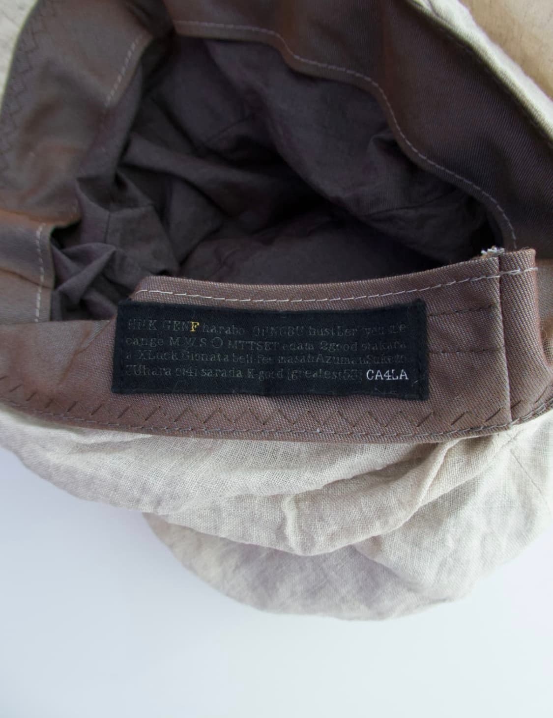 카시라 린넨 와이어 드레이프 캡 상품이미지6