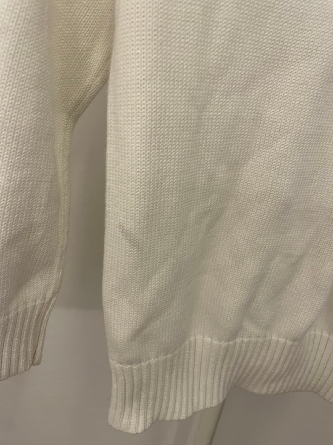 랄프로렌 Ralph Lauren 화이트 코튼 터틀넥 니트 상품이미지5