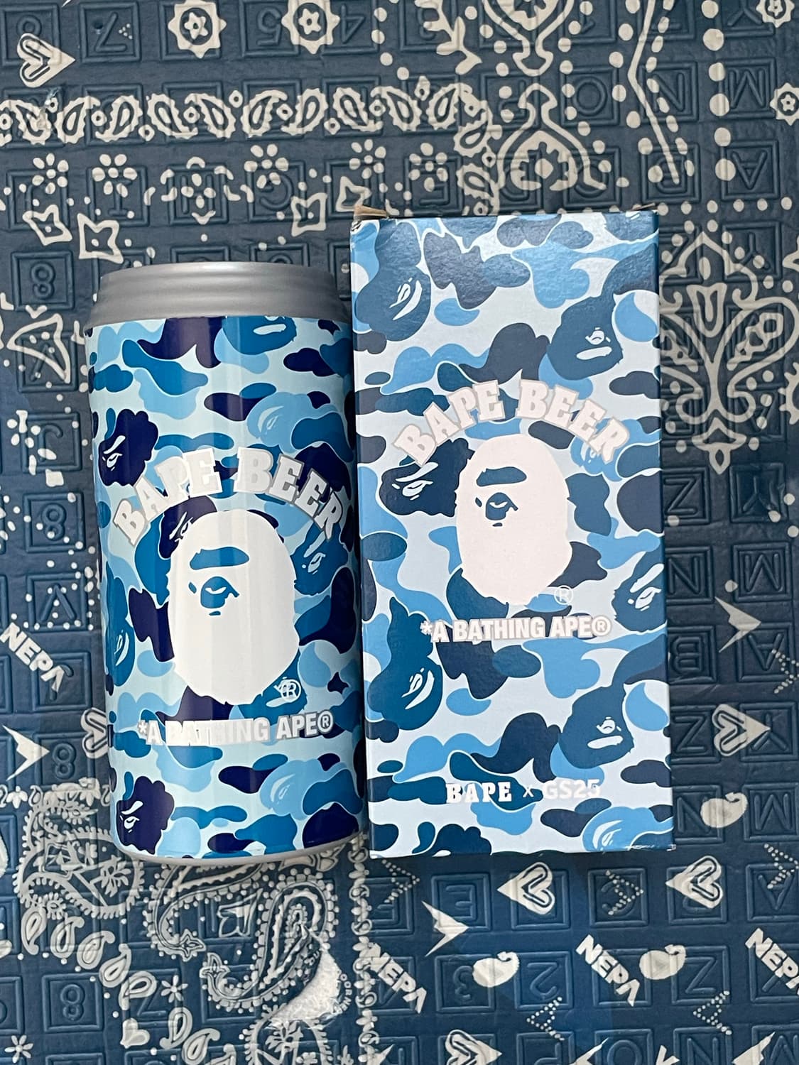 최종 급처 베이프 정품 적계 카모 후드티 상품이미지7