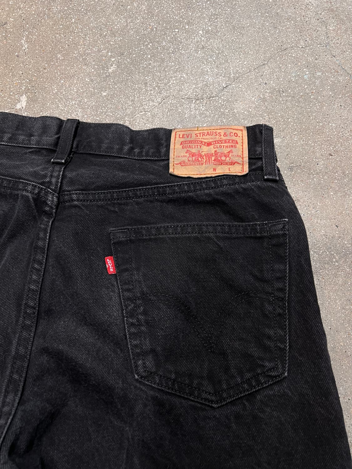 00‘s 리바이스550 블랙진 상품이미지6