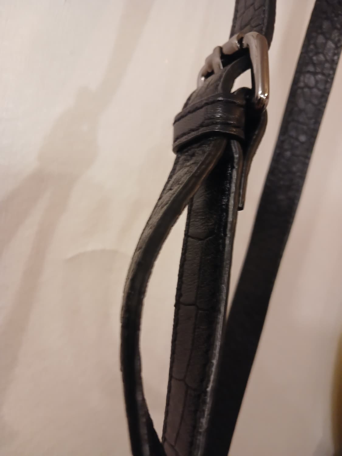 할리데이비슨 정품 남여공용 블랙 레더 숄더백 상품이미지8