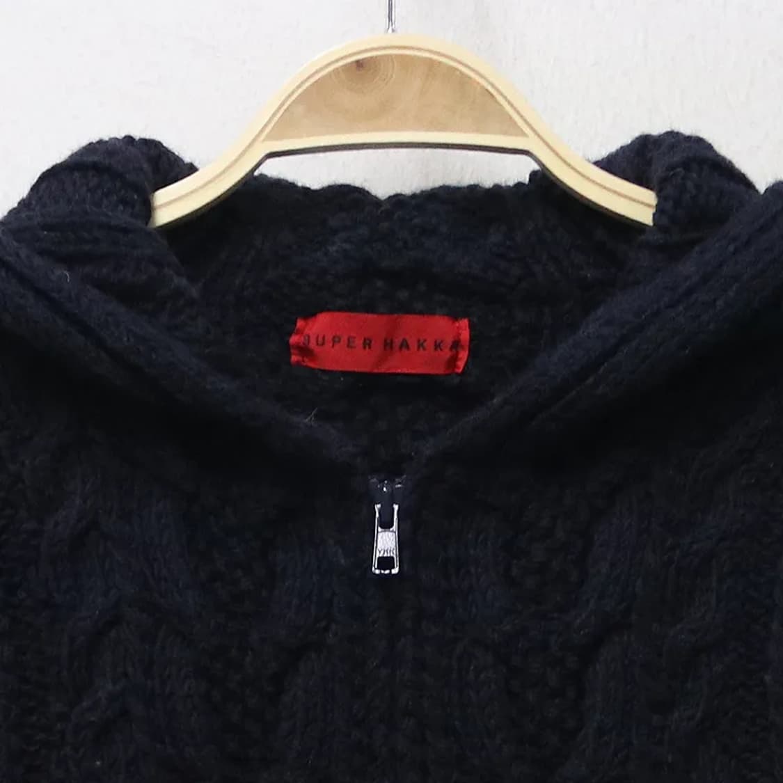 SUPER HAKKA 울 니트 후드집업 61276 상품이미지3