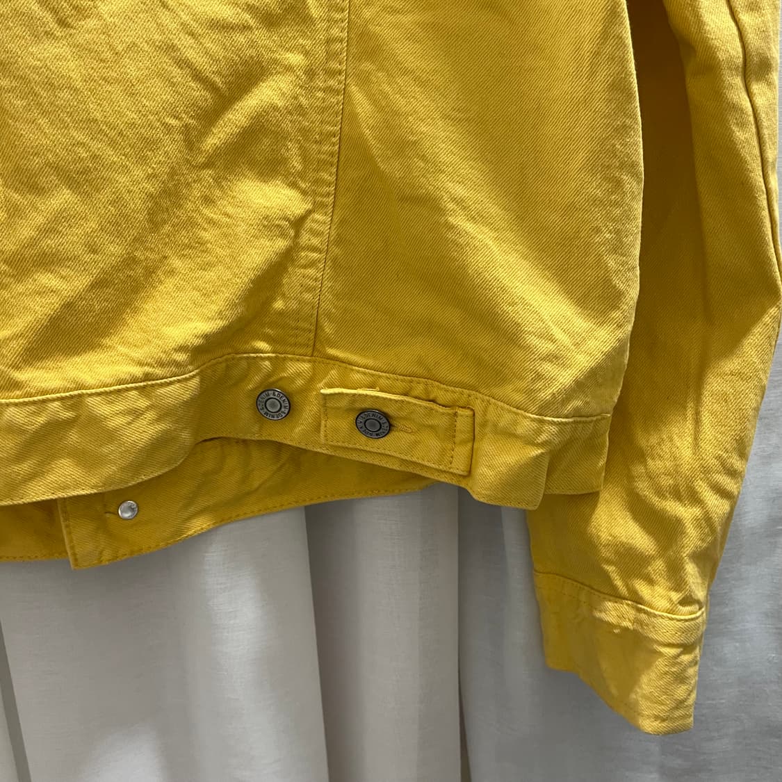 H&M/ 옐로우 데님 자켓/ L 상품이미지7