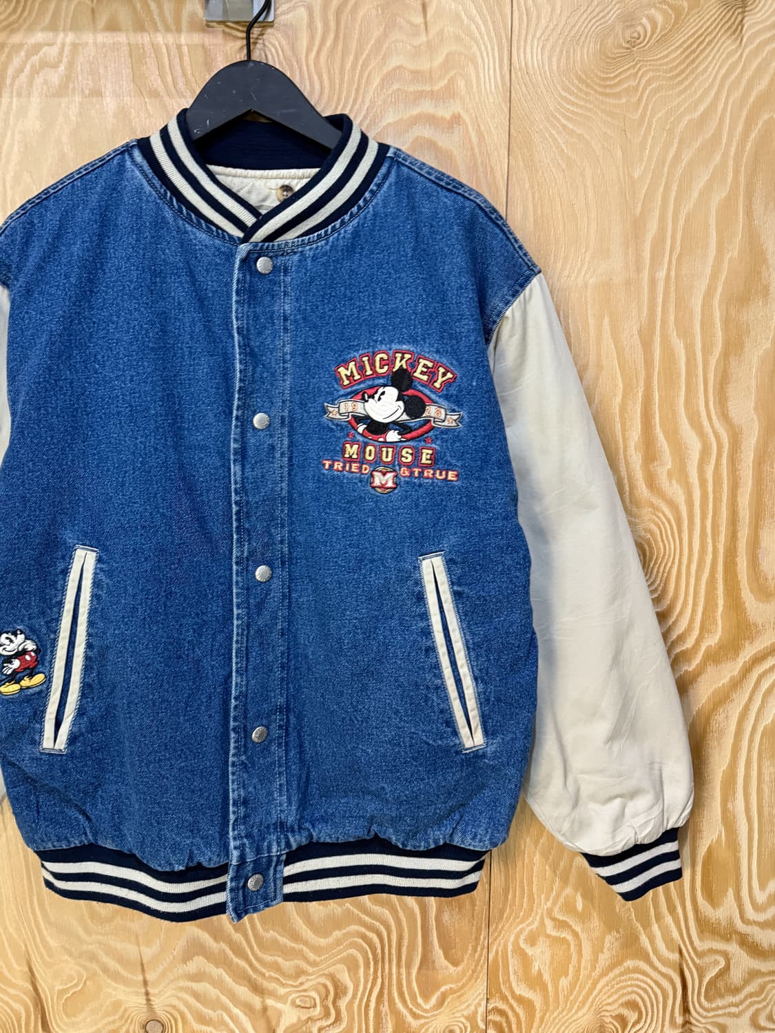 디즈니스토어 미키마우스 데님 바시티 자켓 상품이미지4