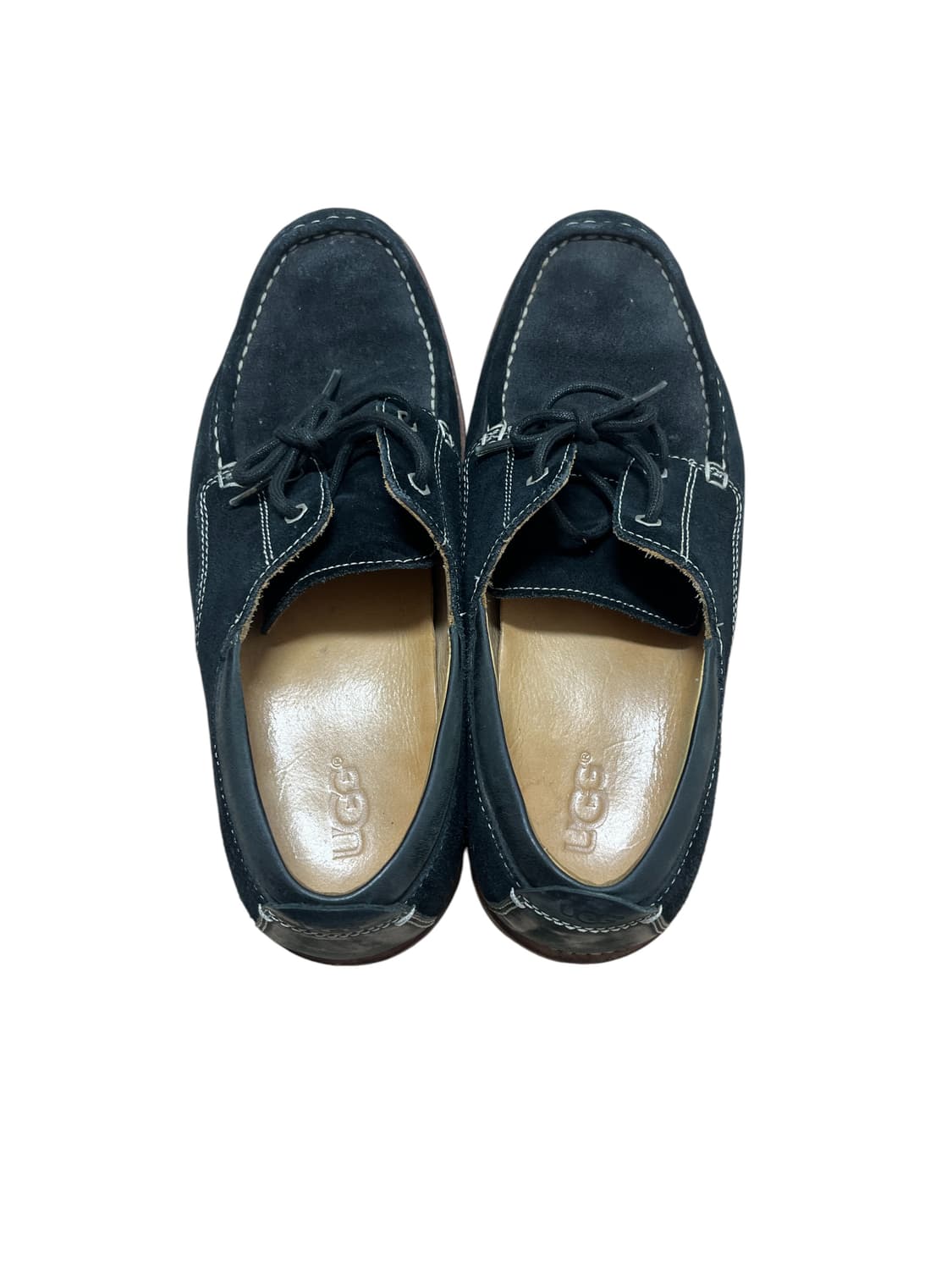 UGG 블랙 스웨이드 U팁 더비 슈즈 275 상품이미지4