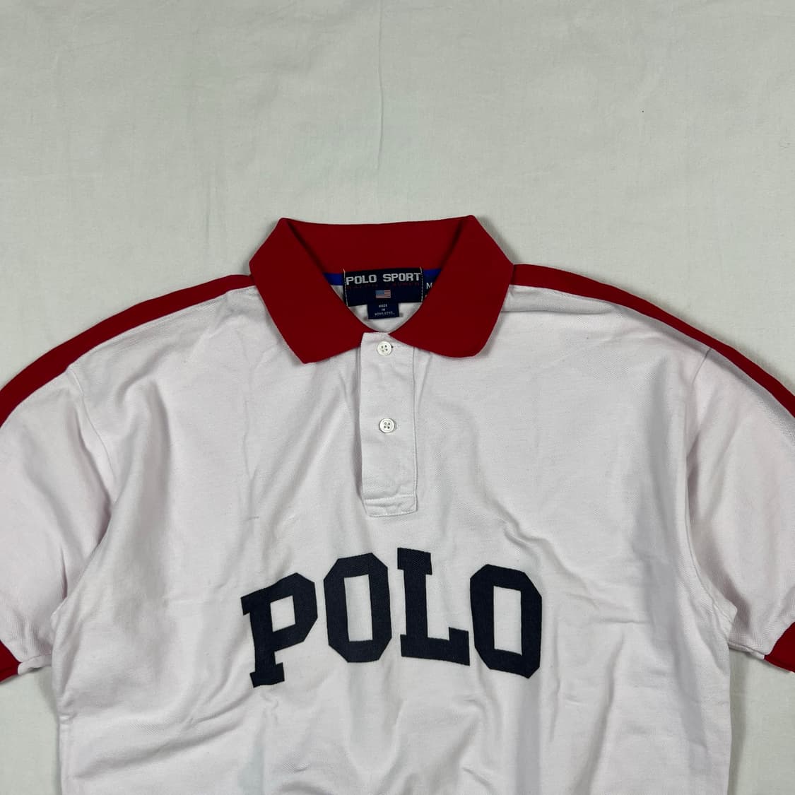 90‘s 폴로스포츠 polo 스펠아웃 반팔 피케셔츠 상품이미지2