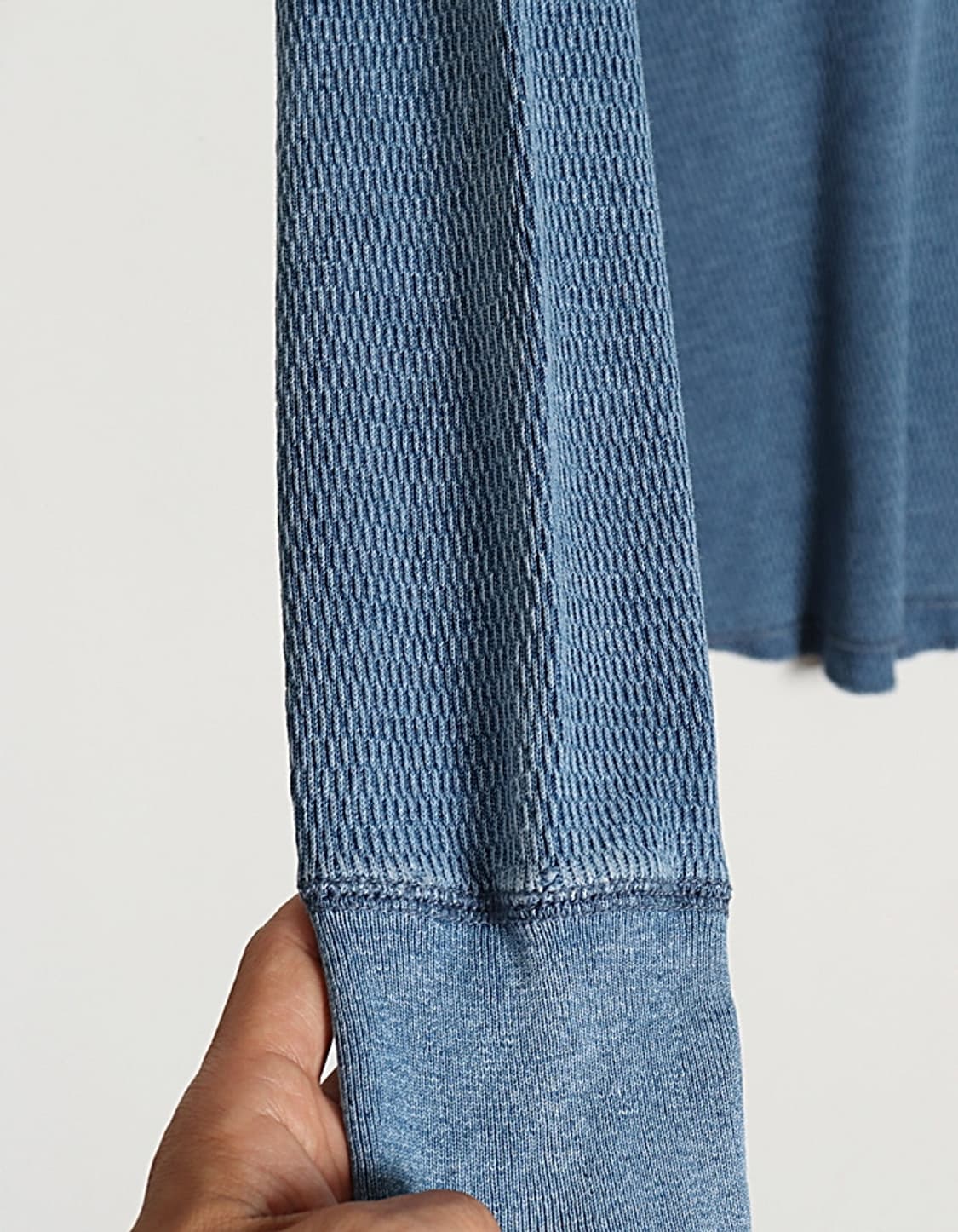 Sonny Label Indigo Thermal Shirts 상품이미지4