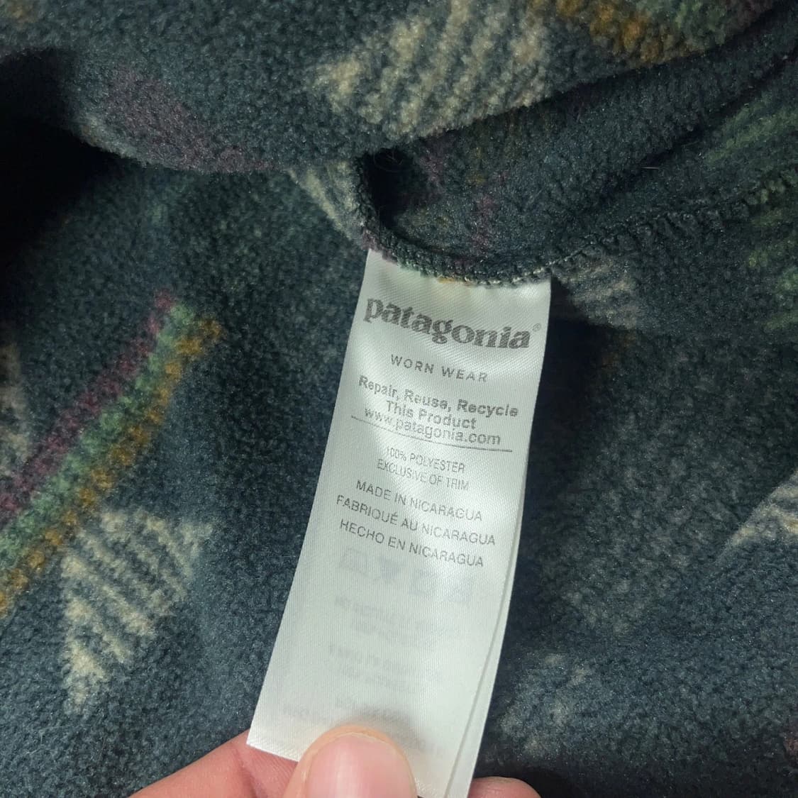 90s 파타고니아 신칠라 스냅-티 플리스 풀오버 상품이미지5