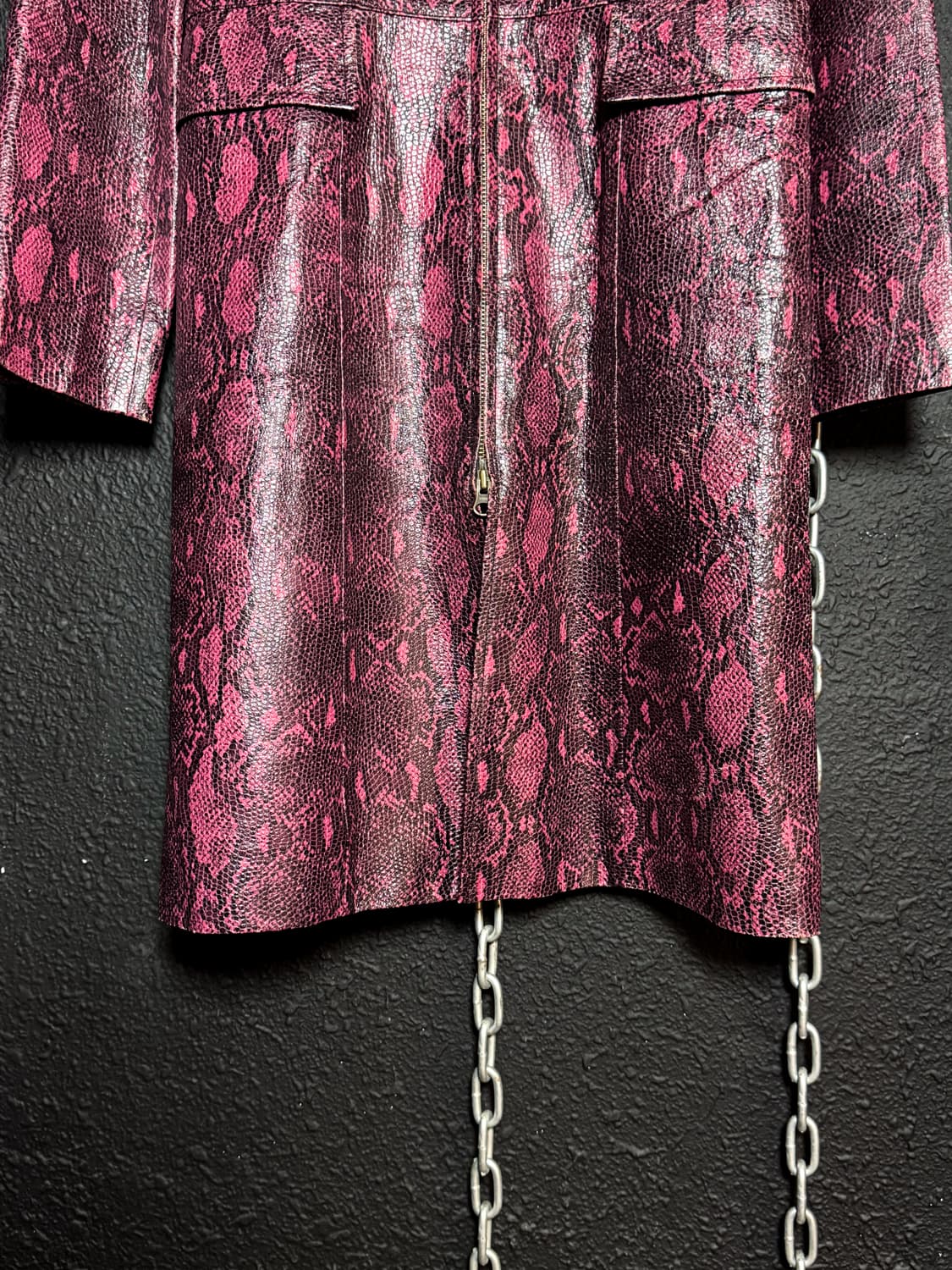Hysteric Glamour – Python Leather Coat 상품이미지4