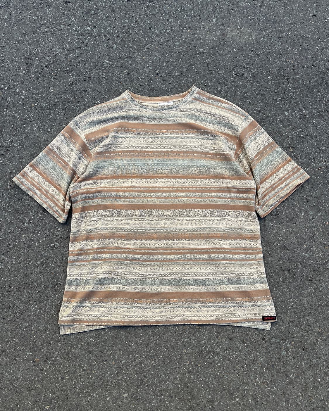 [XL] 90s 그라미치 트라이벌 스트라이프 티 상품이미지2