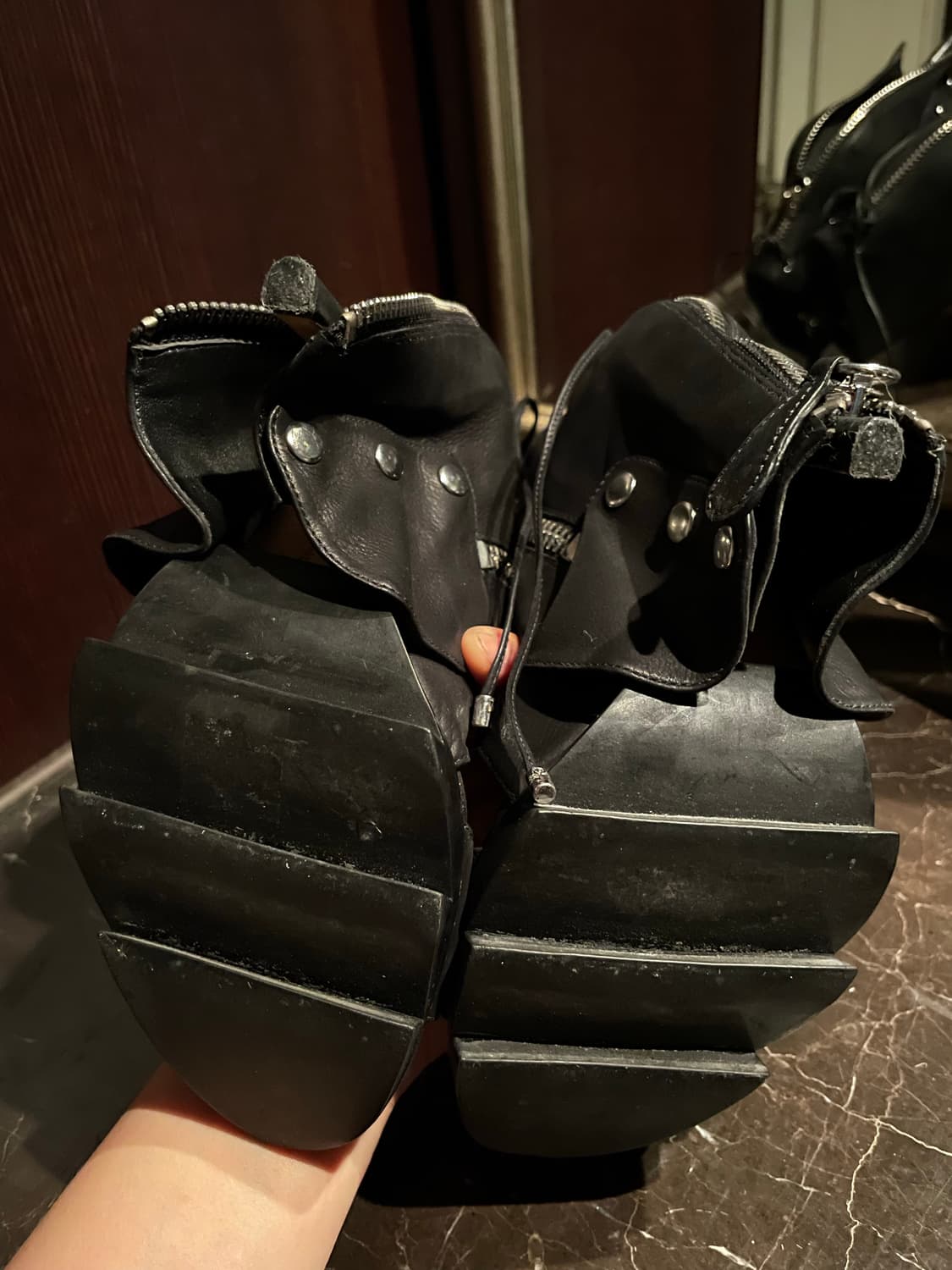 CAMILLA SKOVGAARD 히든 스틸레토 앵클부츠 38 상품이미지7