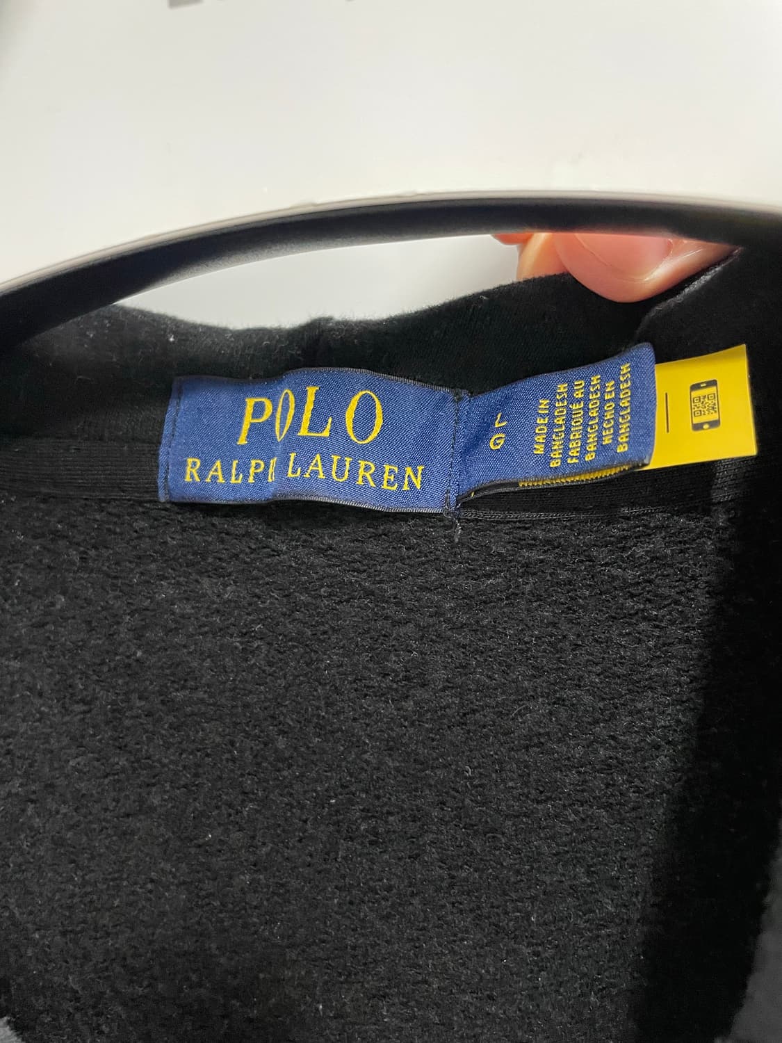 폴로 랄프로렌RL플리스 후드집업 L(QR정품) 상품이미지3