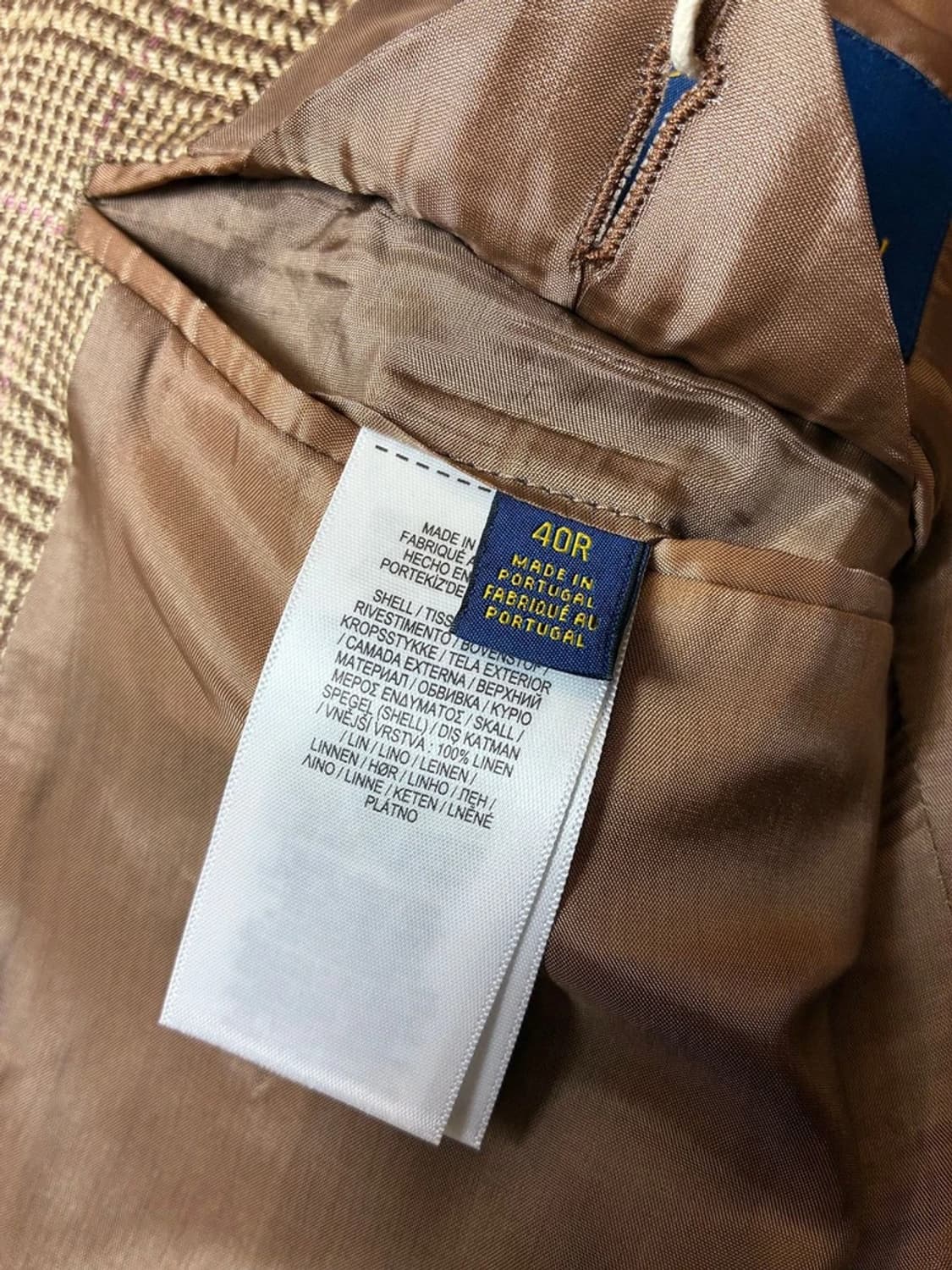 폴로 랄프로렌 하운드투스 린넨 울 블레이저 자켓 PN6522 상품이미지8