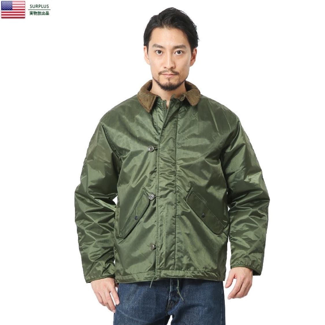 빈티지 미해군 오리지날 덱자켓 ECW impermeable L 상품이미지10