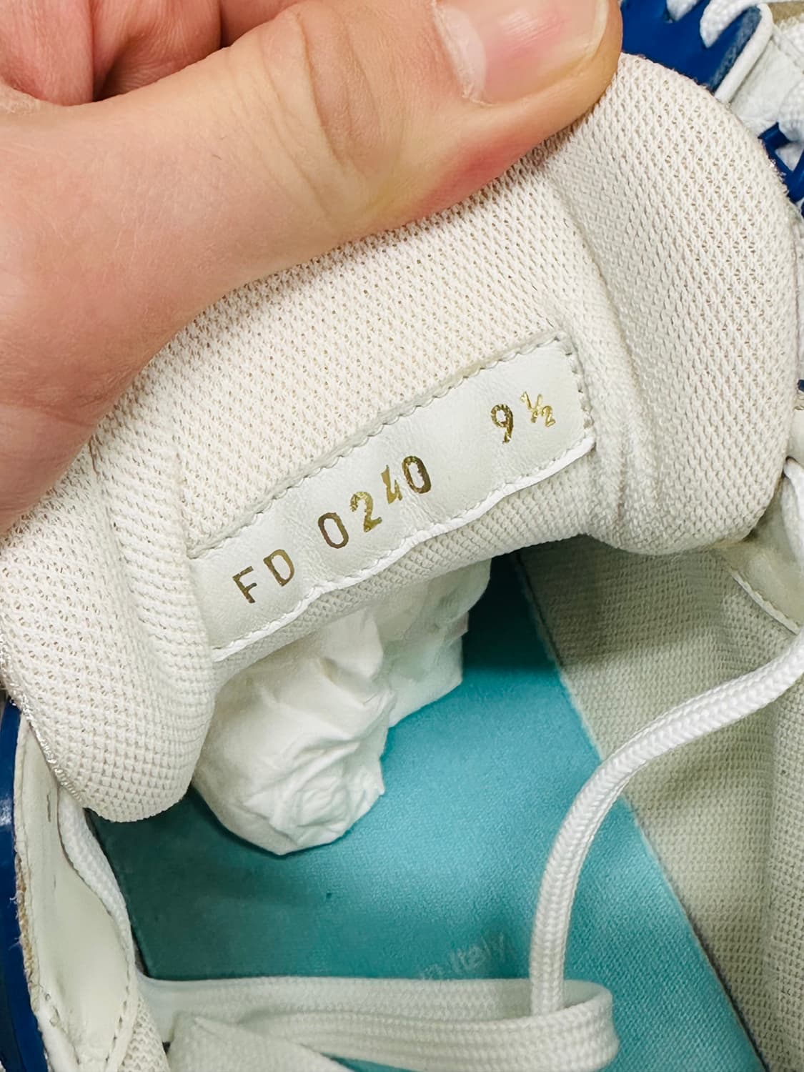 [정품] 루이비통 LV 트레이너 스니커즈 사이즈9.5 상품이미지7