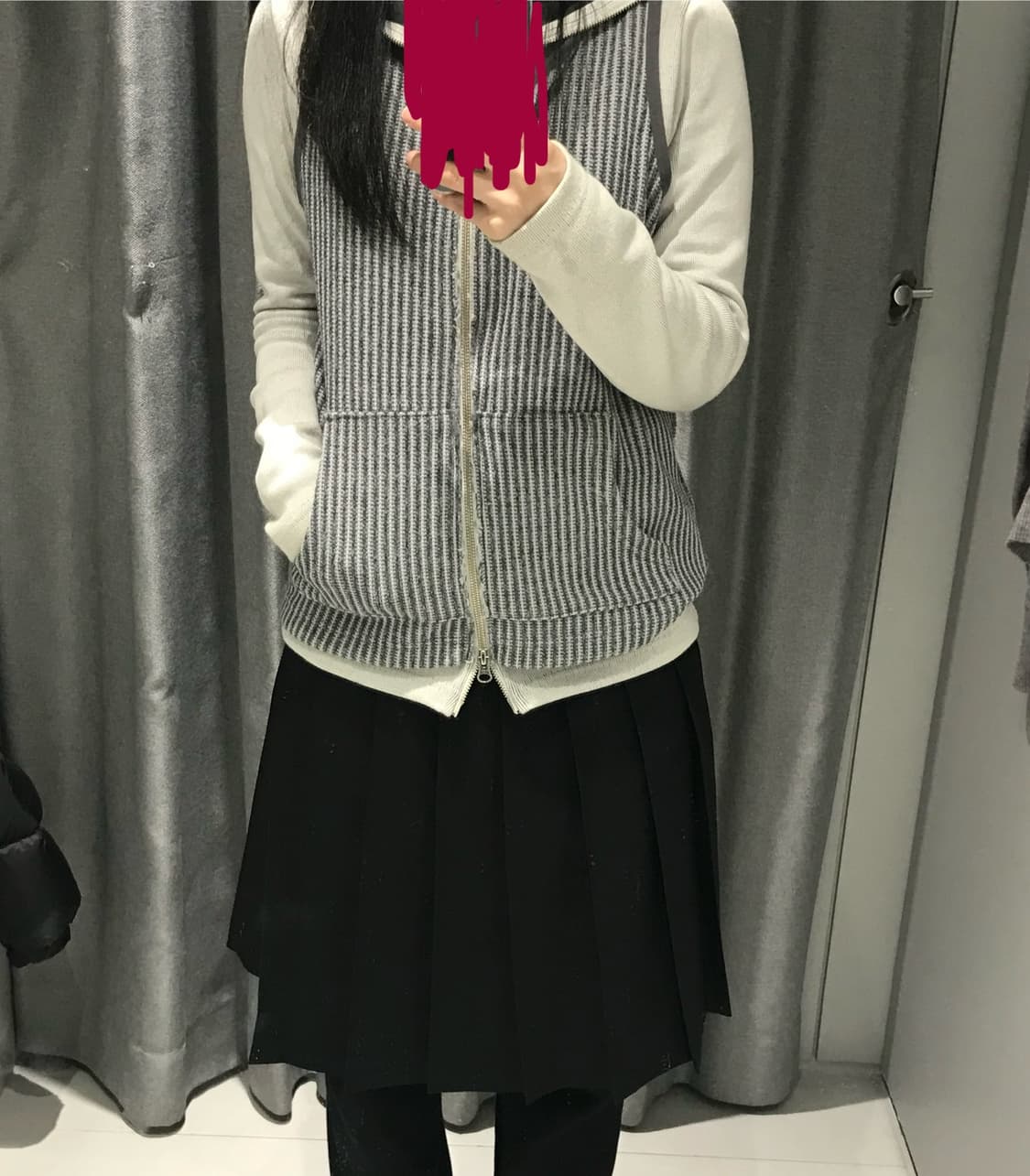 영마일웨어 바라클라바 니트 집업 상품이미지4