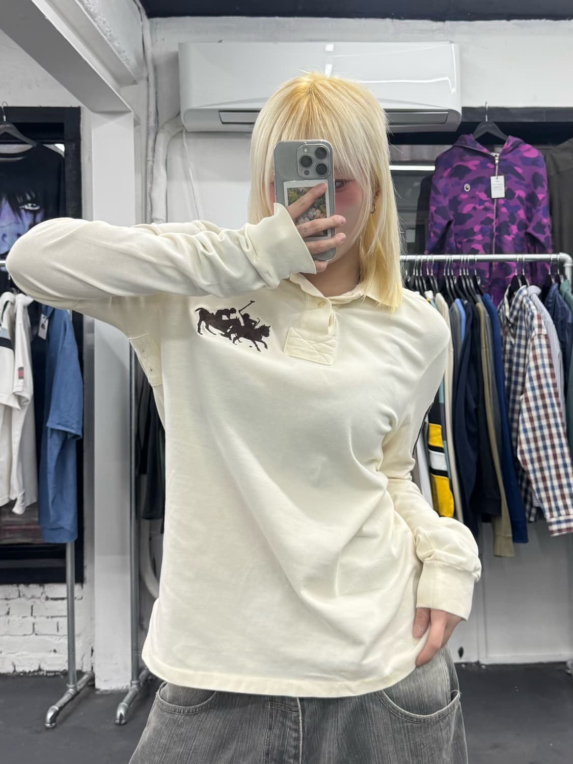 폴로 랄프로렌 빅포니 PK 롱슬리브 상품이미지4