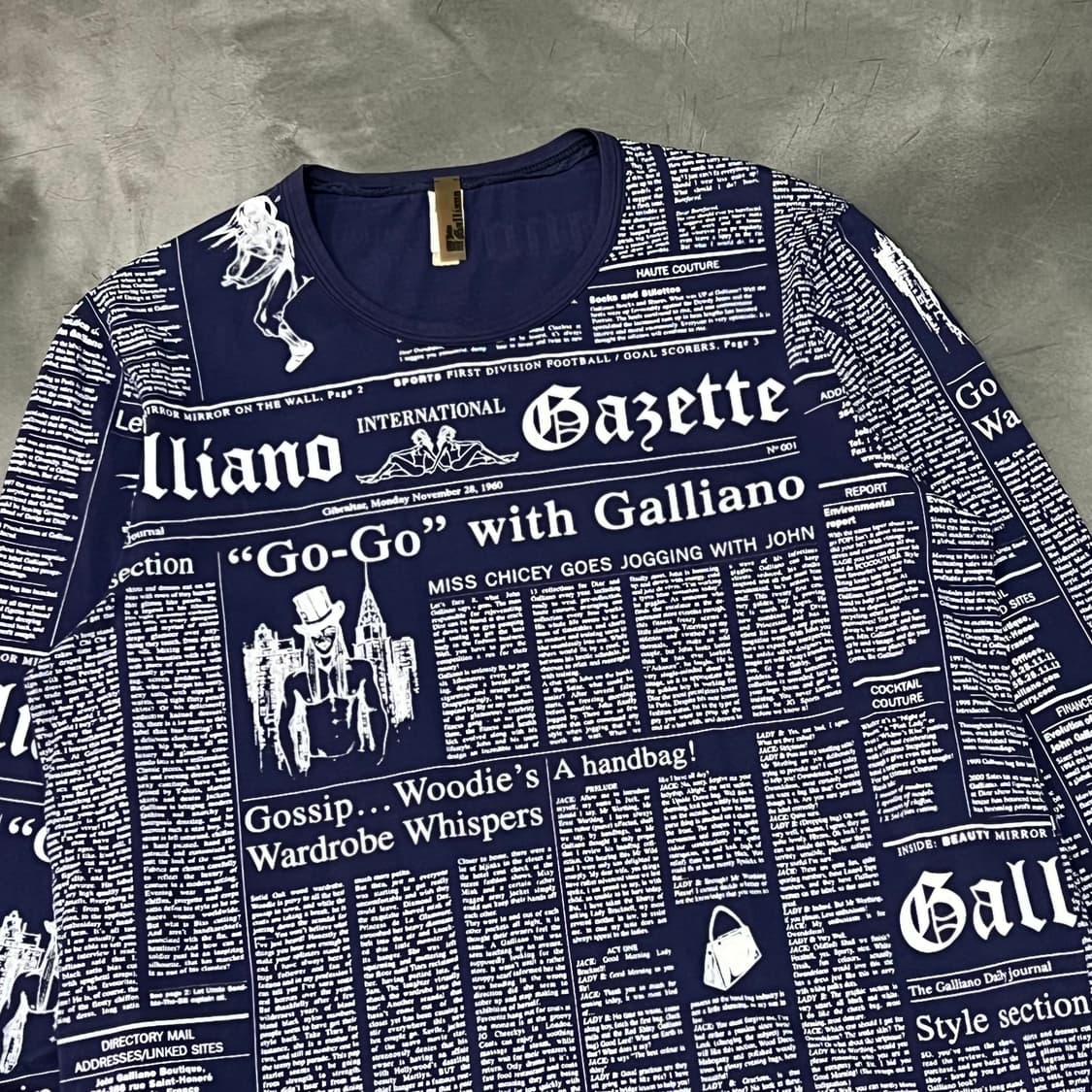  존갈리아노 레터링 티셔츠 y15204 상품이미지3