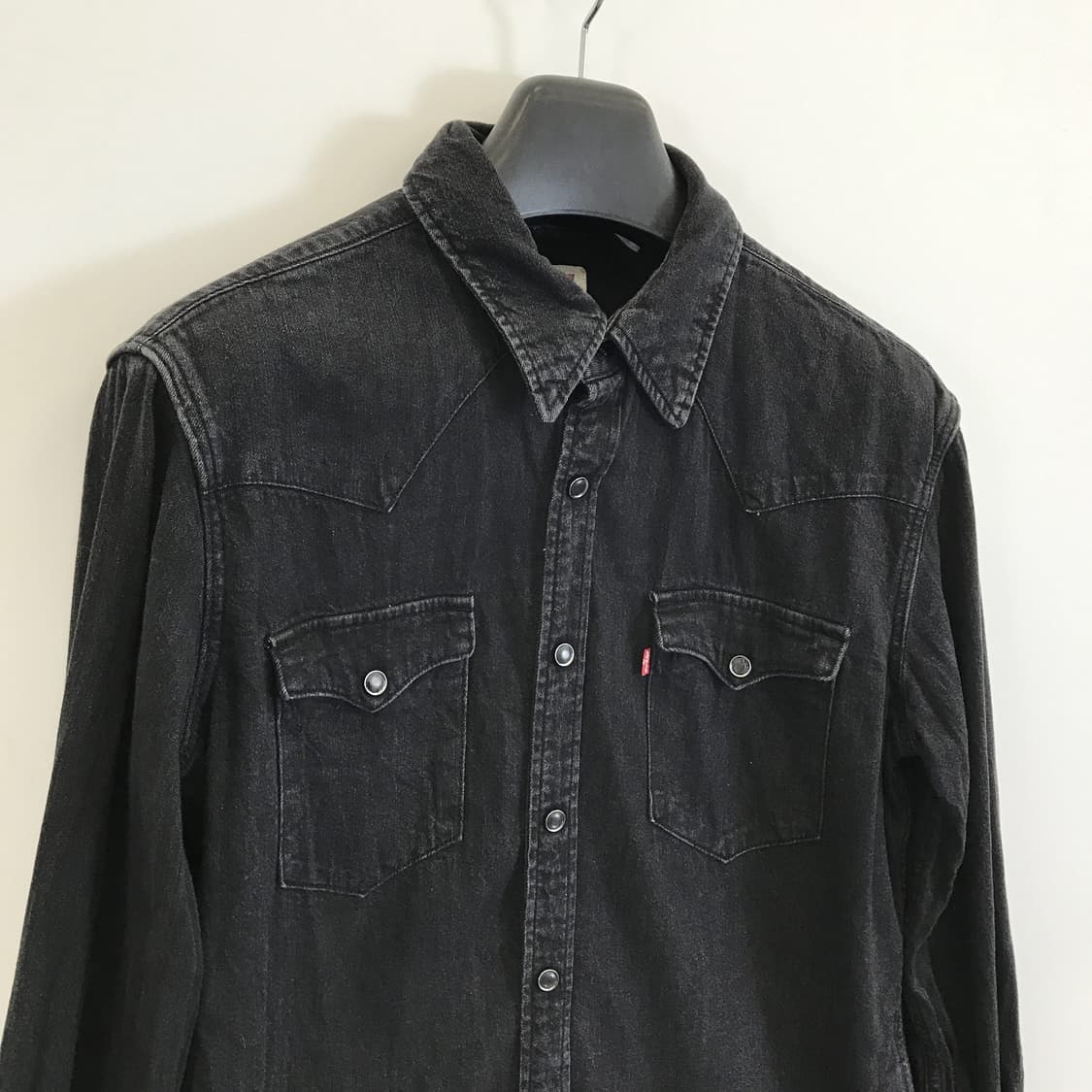 리바이스 LEVIS 흑청 데님셔츠 [M] 상품이미지2