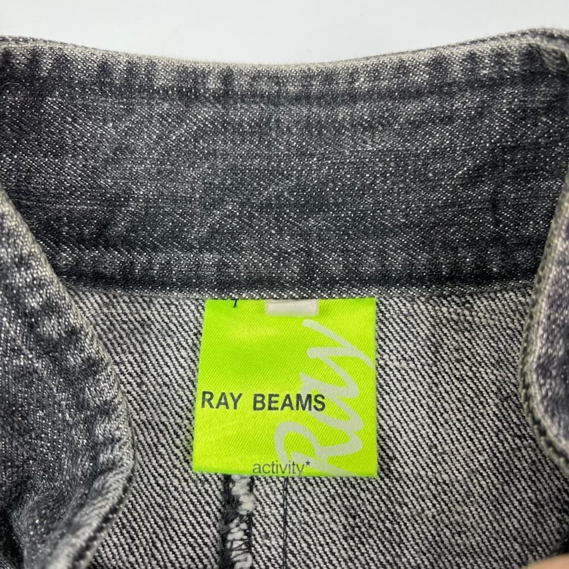 빔즈 흑청 데님 자켓 상품이미지5