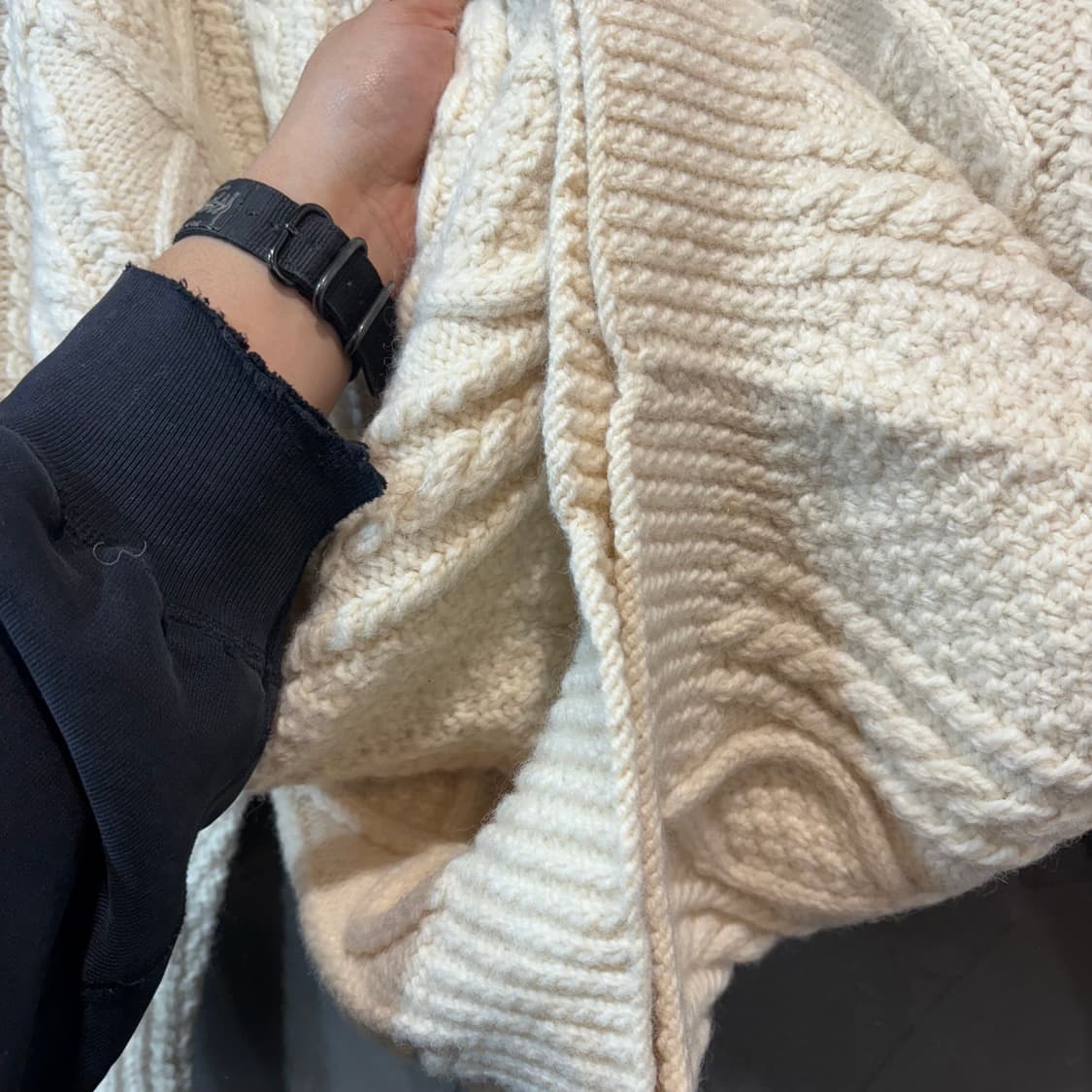 [L] O'maille 오말리 아란 스웨터  상품이미지5