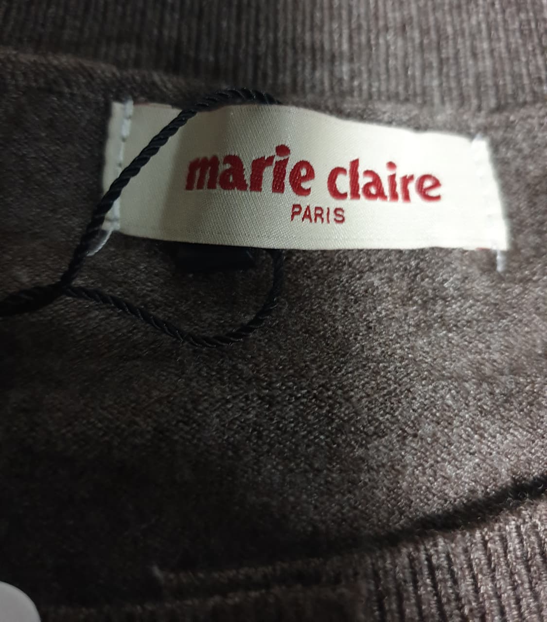 (새상품) 마리끌레르 비스코스 혼방 니트 가디건 모카 (F) 상품이미지3