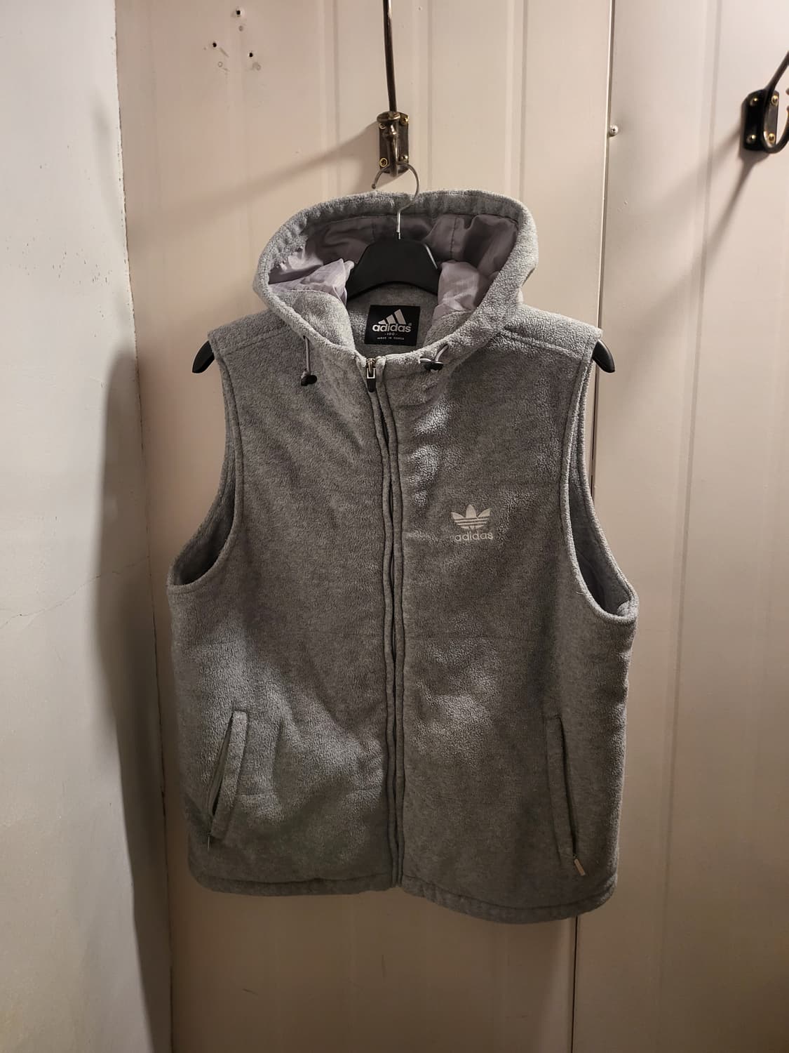 아디다스 플리스 후드 조끼베스트 상품이미지1