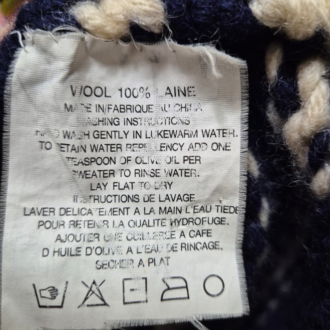 Helly Hansen 헬리한센 네이비 코위찬 울 자켓 성인M 상품이미지7