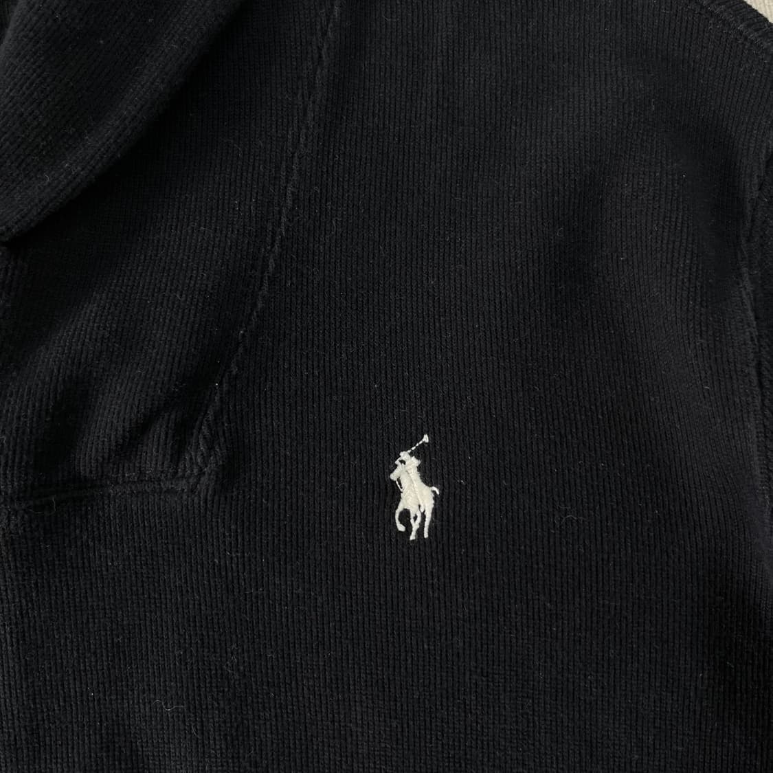 100 폴로랄프로렌 숄카라 코튼 니트 상품이미지3