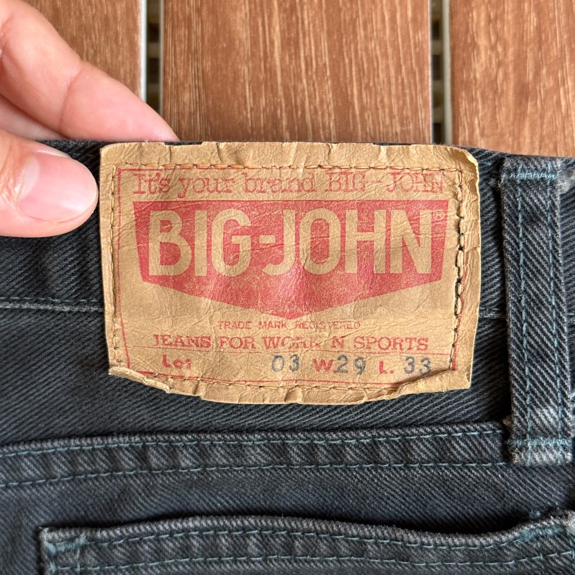 80’s Big john bell-bottom cotton pants 상품이미지5